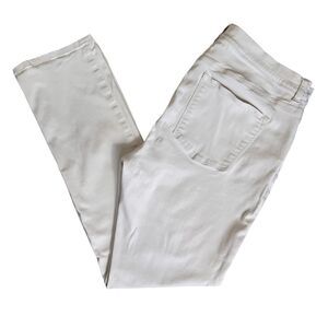 Lauren Beige Straight Leg Pants Womens 14 Minimalist Preppy Basic Stretch Slacks
